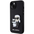 Kép 1/2 - Tok, Karl Lagerfeld /KLHCPSE4SANKCPK/, Apple Iphone 16e, PU Saffiano Karl and Choupette, fekete