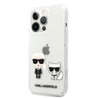Kép 1/2 - Tok, Karl Lagerfeld /KLHCP13SCKTR/, Apple Iphone 13 Mini (5,4"), Karl & Choupette, átlátszó