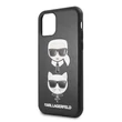 Kép 1/2 - Tok, Karl Lagerfeld /KLHCN61KICKC/, Apple Iphone 11 (6,1"), Karl Lagerfeld & Choupette, fekete