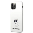 Kép 1/2 - Tok, Karl Lagerfeld /KLHCP13MSNCHBCH/, Apple Iphone 13 (6,1"), Liquid Silicone Choupette NFT, fehér