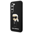 Kép 1/2 - Tok, Karl Lagerfeld /KLHCS23SSNIKBCK/, Samsung Galaxy S23, Liquid Silicone Ikonik NFT, fekete