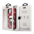 Kép 2/2 - Tok, Karl Lagerfeld /KLHCP13MPMNIKPI/, Apple Iphone 13 (6,1"), Monogram Ikonik, piros