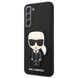 Kép 1/2 - Tok, Karl Lagerfeld /KLHCS22MOKPK/, Samsung Galaxy S22 Plus, Saffiano Iconic Karl's Patch, fekete