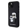 Kép 1/2 - Tok, Karl Lagerfeld /KLHCP13MSANKCPK/, Apple Iphone 13 (6,1"), Saffiano Karl and Choupette, fekete