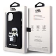 Kép 2/2 - Tok, Karl Lagerfeld /KLHCP13MSANKCPK/, Apple Iphone 13 (6,1"), Saffiano Karl and Choupette, fekete