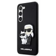 Kép 1/2 - Tok, Karl Lagerfeld /KLHCS23MSANKCPK/, Samsung Galaxy S23 Plus, Saffiano Karl and Choupette, fekete