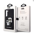 Kép 2/2 - Tok, Karl Lagerfeld /KLHCS23MSANKCPK/, Samsung Galaxy S23 Plus, Saffiano Karl and Choupette, fekete