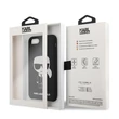 Kép 2/2 - Tok, Karl Lagerfeld /KLHCI8SLFKBK/, Apple Iphone 7 / 8 / SE (2020 / 2022), Silicone Iconic Hard Case, fekete