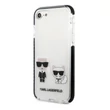 Kép 1/2 - Tok, Karl Lagerfeld /KLHCP13STPEKCW/, Apple Iphone 13 Mini (5,4"), TPE Karl and Choupette, fehér