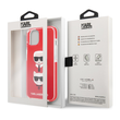 Tok, Karl Lagerfeld /KLHCP13LTPE2TR/, Apple Iphone 13 Pro (6,1"), TPE Karl and Choupette Heads, piros