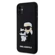Kép 1/2 - Tok, Karl Lagerfeld /KLHCP14X3DRKCNK/, Apple Iphone 14 Pro Max (6,7"), 3D Rubber Karl and Choupette, fekete