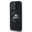 Kép 1/2 - Tok, Karl Lagerfeld /KLHMPSE4SKCHTCK/, Apple Iphone 16e, Liquid Silicone K&CH Heads MagSafe, fekete