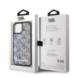 Kép 2/2 - Tok, Karl Lagerfeld /KLHCP15SLKLGKCCK/, Apple Iphone 15 (6,1”), Liquid Glitter Monogram Gradient, fekete