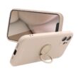 Tok, Roar Amber, mágneses szilikon hátlap, gyűrűs ujjtartóval, Apple Iphone 12 (6,1"), rózsaszín, bliszteres