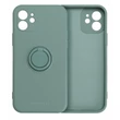 Kép 1/3 - Tok, Roar Amber, mágneses szilikon hátlap, gyűrűs ujjtartóval, Samsung Galaxy A22 5G A226, zöld, bliszteres