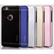 Tok, Motomo aluminium hátlap, szilikon kerettel, Apple iPhone 7 Plus, 8 Plus, kék, prémium minőség