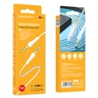 Kép 1/2 - Aux kábel, Borofone BL6, 3.5mm jack csatlakozóval, 1 méter, fehér