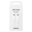 Kép 1/2 - Adatkábel, Samsung, /Type-C / Type-C/, gyári, /EP-DX510JWEGEU/, 5A, fehér, 1,8 m, bliszteres