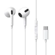 Kép 2/2 - Headset, Baseus Encok C17 /NGCR010002/, Type-C csatlakozóval, felvevőgombos, hangerőszabályzós, fehér, bliszteres