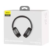 Kép 2/2 - Bluetooth headset, Baseus Encok D02 Pro /NGD02-C01/NGTD010301/, sztereó fejhallgató mikrofonnal, 2 telefont kezel, fekete, bliszteres