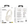 Kép 2/2 - Bluetooth headset, Borofone BO25, sztereó fejhallgató mikrofonnal, fehér, bliszteres