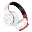 Kép 2/2 - Bluetooth headset, Borofone BO13, sztereó fejhallgató mikrofonnal, fehér-piros, bliszteres