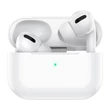 Kép 2/2 - Bluetooth headset, Borofone BES08, vezeték nélküli fülhallgató, töltő tokkal, Lightning USB kábel, LED állapotjelzővel, fehér, bliszteres