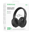 Kép 1/2 - Bluetooth headset, Borofone BO29, sztereó fejhallgató mikrofonnal, fekete, bliszteres