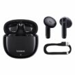Bluetooth headset, Baseus Bowie E13 /A00059701127-Z1/, vezeték nélküli fülhallgató, töltő tokkal, fekete, bliszteres