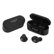 Kép 2/3 - Bluetooth headset, Guess /Classic Logo BT5.0/, vezeték nélküli fülhallgató, töltő tokkal, fekete, bliszteres