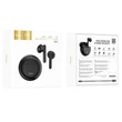 Kép 2/2 - Bluetooth headset, HOCO EW14, vezeték nélküli fülhallgató, töltő tokkal, fekete, bliszteres