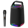 Kép 1/2 - Blavec (WS01-MB), vezeték nélküli hangszóró, karaoke készülék, 160W mikrofonnal, fekete