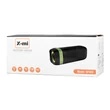Kép 2/2 - X-Mi GF402 hordozható bluetooth hangszóró FM rádióval, USB / AUX / Micro USB bemenettel, 2*4.5 W, 1200 mAh, karpánttal, fekete, bliszteres (prémium minőség)