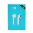Kép 2/3 - Bluetooth headset, i11-TWS, vezeték nélküli fülhallgató, töltő tokkal, fehér, bliszteres