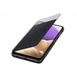 Kép 2/2 - Gyári tok, Samsung Galaxy A72 A725, S-View ablakos oldalra nyíló, fekete, bliszteres, OSAM-EF-EA725PBEG