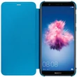 Kép 2/2 - Gyári tok, Huawei P-Smart, oldalra nyíló flip tok, kék, bliszteres 