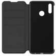 Kép 2/2 - Gyári tok, Huawei P Smart (2019), oldalra nyíló smart flip tok, fekete, bliszteres
