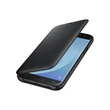 Kép 2/2 - Gyári tok, Samsung Galaxy J5 (2017) J530, oldalra nyíló, fekete, gyári, bliszteres, EF-WJ530CBEG