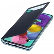 Kép 2/3 - Gyári tok, Samsung Galaxy A41 A415, S-View ablakos oldalra nyíló, fekete, bliszteres, OSAM-EF-EA415PBEG