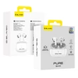 Kép 1/2 - Bluetooth headset, Blavec BW01 Pure (BW01-W), vezeték nélküli fülhallgató, töltő tokkal, fehér, bliszteres