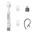 Kép 3/3 - Bluetooth headset, Baseus Encok A05 /NGA05-02/, vezeték nélküli fülhallgató, fehér, bliszteres
