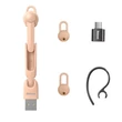 Kép 3/3 - Bluetooth headset, Baseus Encok A05 /NGA05-04/, vezeték nélküli fülhallgató, rózsaszín, bliszteres