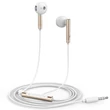 Kép 2/2 - Headset, Huawei, AM116, sztereó, hangerőszabályzós, 3.5mm jack csatlakozóval, fehér-arany, gyári, csomagolás nélküli