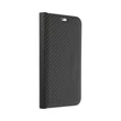 Kép 1/2 - Tok, Vennus, oldalra nyíló mágneses műbőr flip tok, Samsung Galaxy A53 5G, carbon fekete, (szilikon belsővel), csomagolás nélküli (prémium minőség)