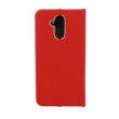 Tok, Vennus, oldalra nyíló mágneses műbőr flip tok, Apple Iphone 12 Pro Max (6,7"), carbon piros, (szilikon belsővel), csomagolás nélküli (prémium minőség)