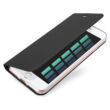Tok, Dux Ducis Skin Pro, oldalra nyíló mágneses műbőr flip tok, Apple Iphone 11 (6,1"), fekete, (szilikon belsővel), bliszteres