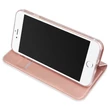 Kép 2/3 - Tok, Dux Ducis Skin Pro, oldalra nyíló mágneses műbőr flip tok, Apple Iphone 12 Pro Max (6,7"), rose gold, (szilikon belsővel), bliszteres