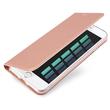 Tok, Dux Ducis Skin Pro, oldalra nyíló mágneses műbőr flip tok, Apple Iphone 13 Mini (5,4"), rose gold, (szilikon belsővel), bliszteres
