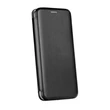 Kép 1/2 - Tok, Elegance, mágneses, oldalra nyíló műbőr flip tok, Apple Iphone 15 (6,1"), fekete, (szilikon belsővel), csomagolás nélküli