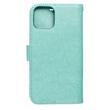 Tok, Mezzo, mintás oldalra nyíló flip tok, szilikon belsővel, Apple Iphone 14 Pro Max (6,7"), minta 3 (Álomfogó), zöld